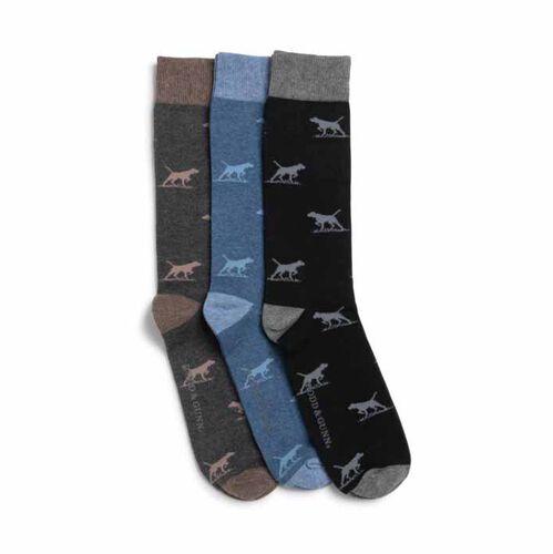 Rodd & Gunn Dogs-A-Plenty Three Pack Socks